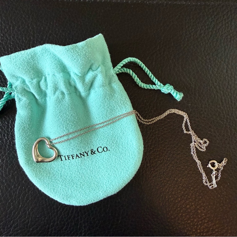 Tiffany & Co. Silver Heart Necklace